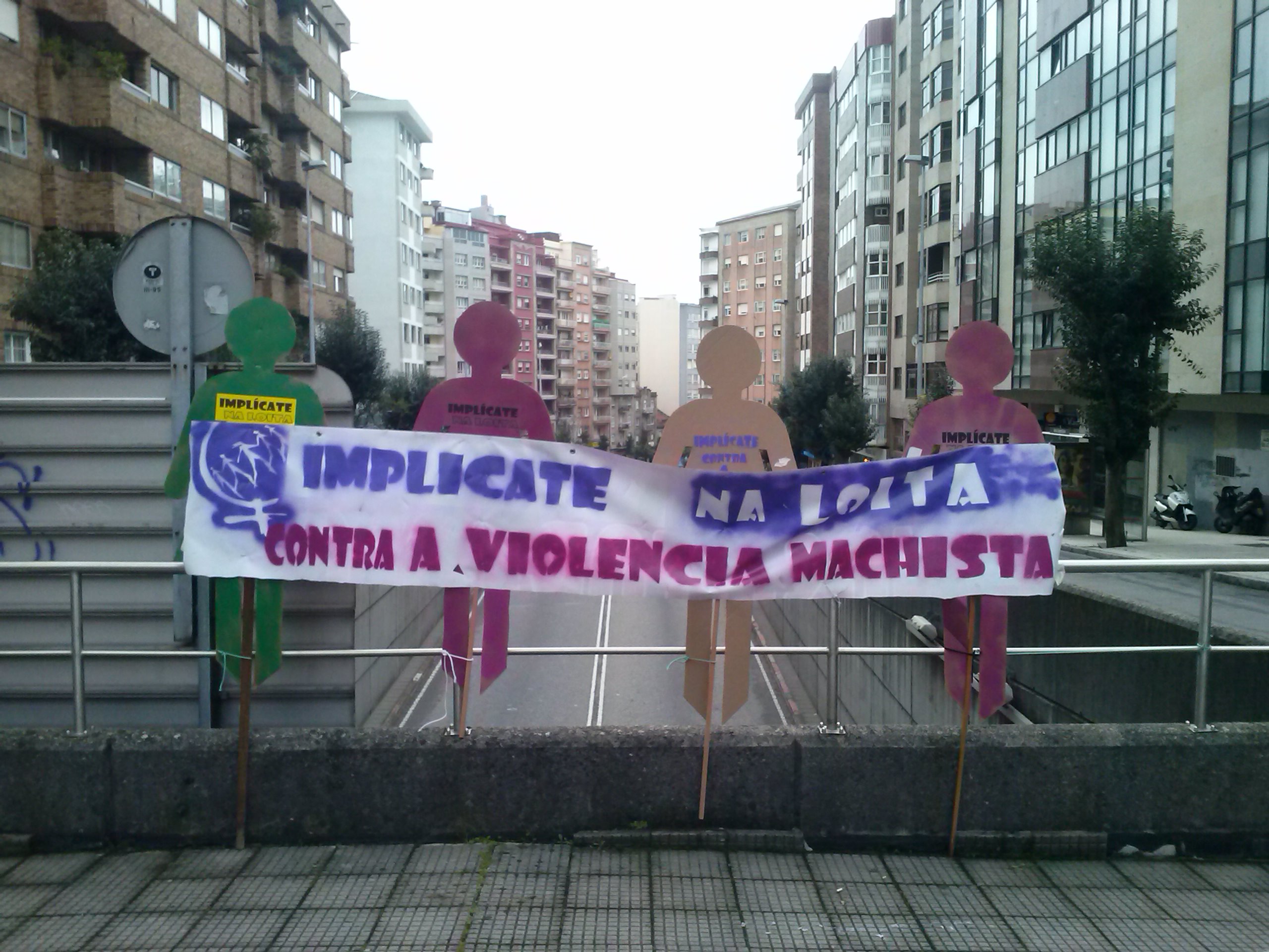 Campaña contra a violencia machista en Galicia