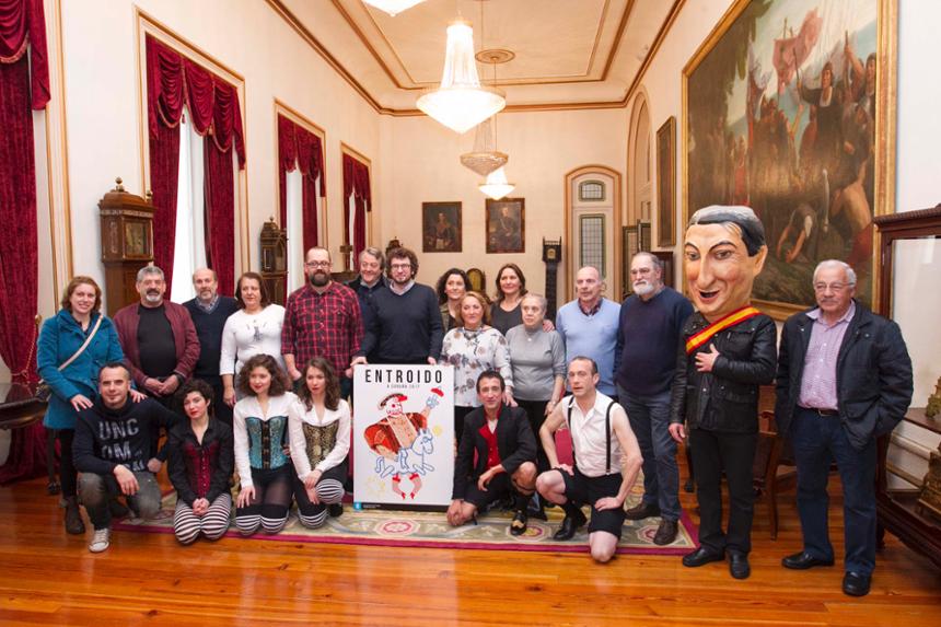 José Manuel Sande, na presentación das actividades do Entroido 2017 / Concello de A Coruña