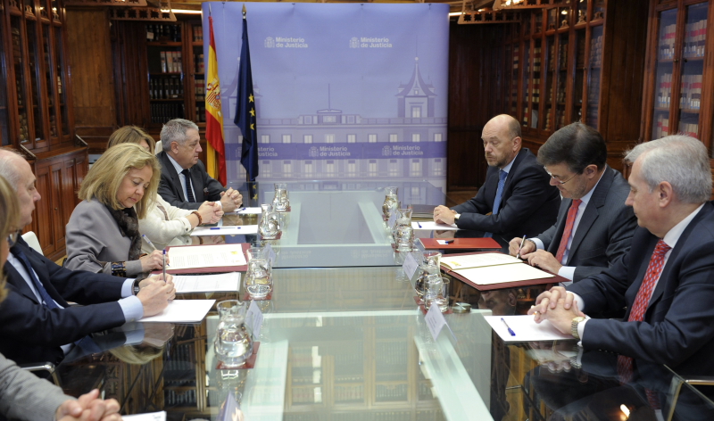 Foto de arquivo Comisión mixta Fiscalía - Ministerio de Xustiza 