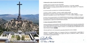 Val dos Caídos - Denuncia ante a ONU - DX