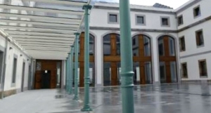 Interior de la Audiencia de A Coruña