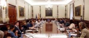 Reunión dunha delegación do Parlamento Europeo sobre bebés roubados, na Fiscalía Xeral do Estado - FGE