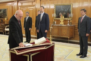 José Manuel Maza promete o seu cargo ante o Rei   Casa Real