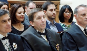 Manuel Moix (centro) na súa toma de posesión en febreiro / FXE