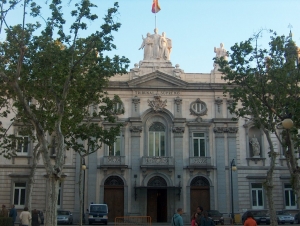 Fachada principal del Tribunal Supremo