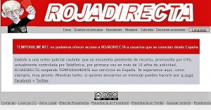Páxina de inicio de RojaDirecta   DX